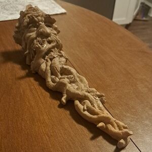 Incense Holder- Wooden Carved Face